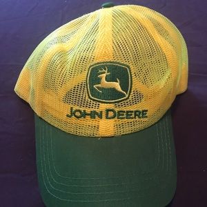 John Deere mesh trucker hat